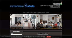 Desktop Screenshot of immobiliare5stelle.net